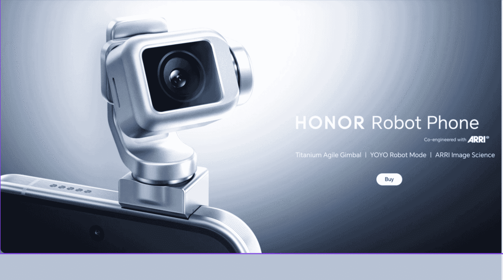 Honor robot phone
